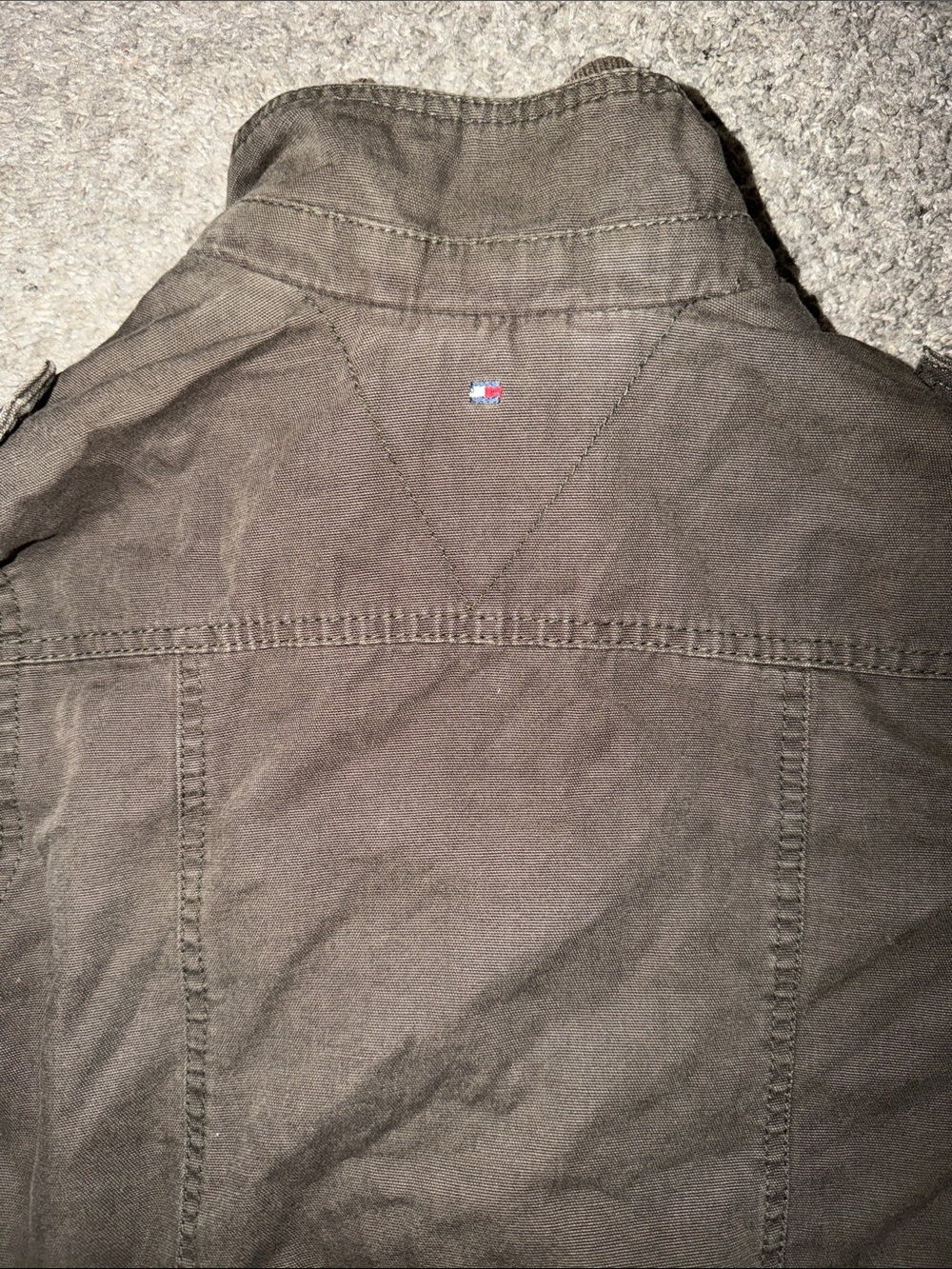 Tommy Hilfiger Boys Olive Green Utility Jacket - Picture 12 of 12